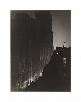 BRASSA&Aacute; -&nbsp;Le parvis de Notre-Dame, 1932 ferrotype gelatin silver print on single weight paper PN3506/1